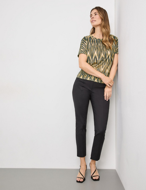 Legeres Shirt mit Ikat Print