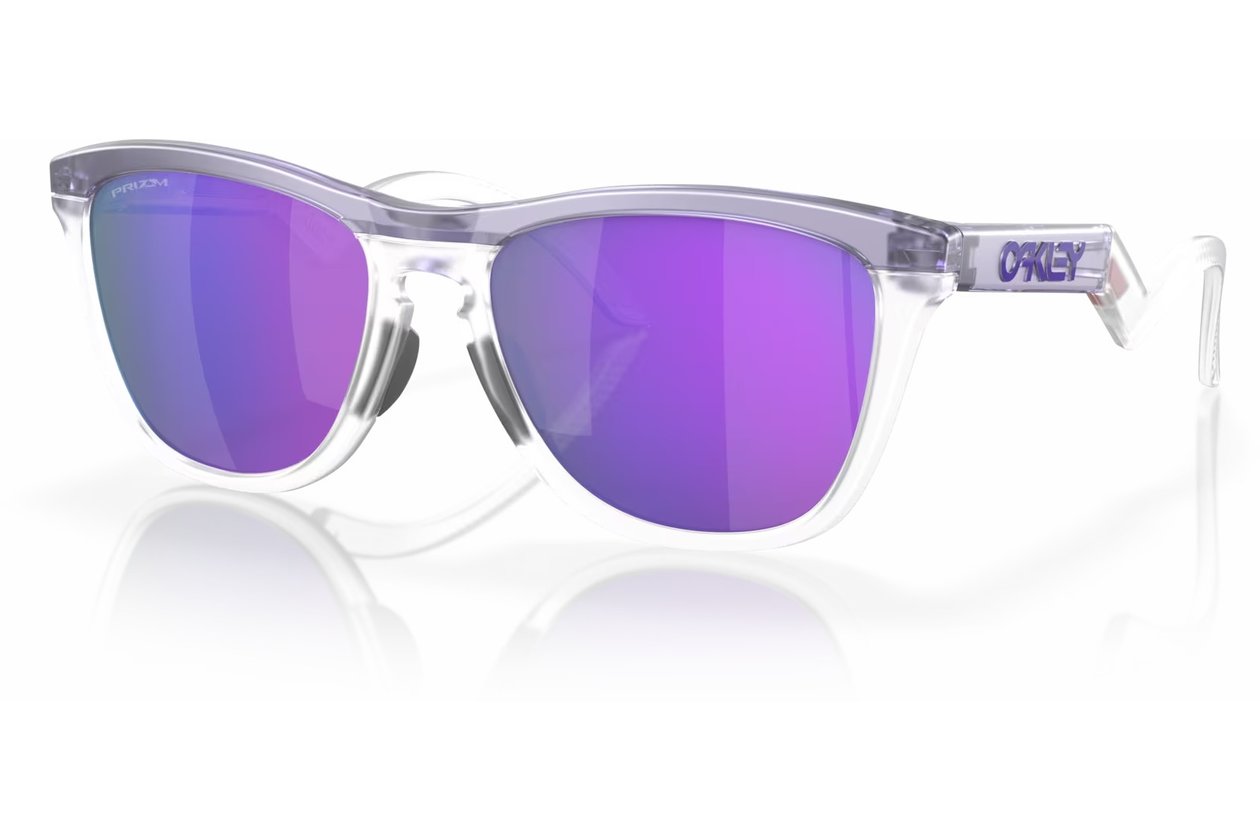 Oakley Frogskins Hybrid Matte Trans Lilac/Clear - Prizm Violet
