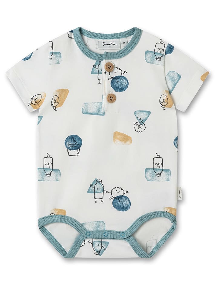 Sanetta Kidswear Body in Creme/ Blau günstig kaufen