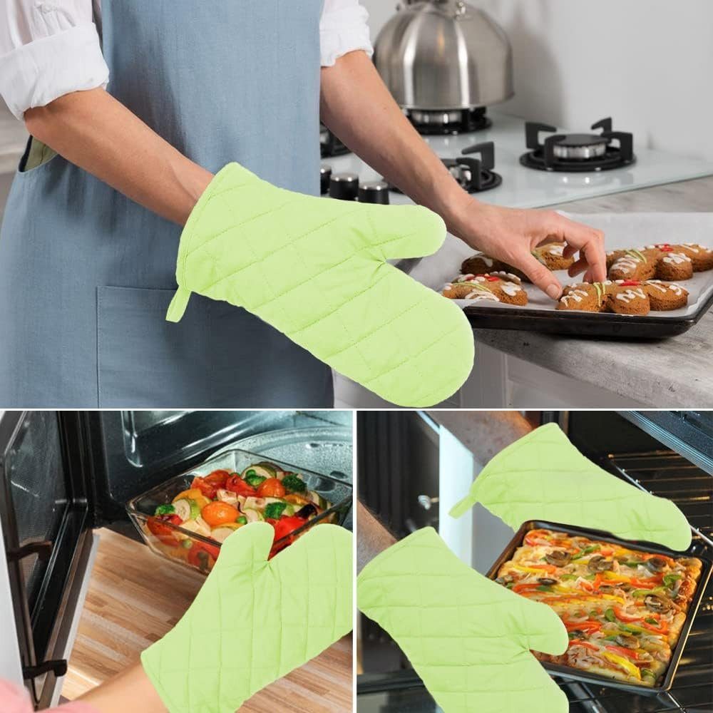 Tian Dee Topfhandschuhe Ofenhandschuhe Hitzebestaendig Backhandschuhe Verdickte