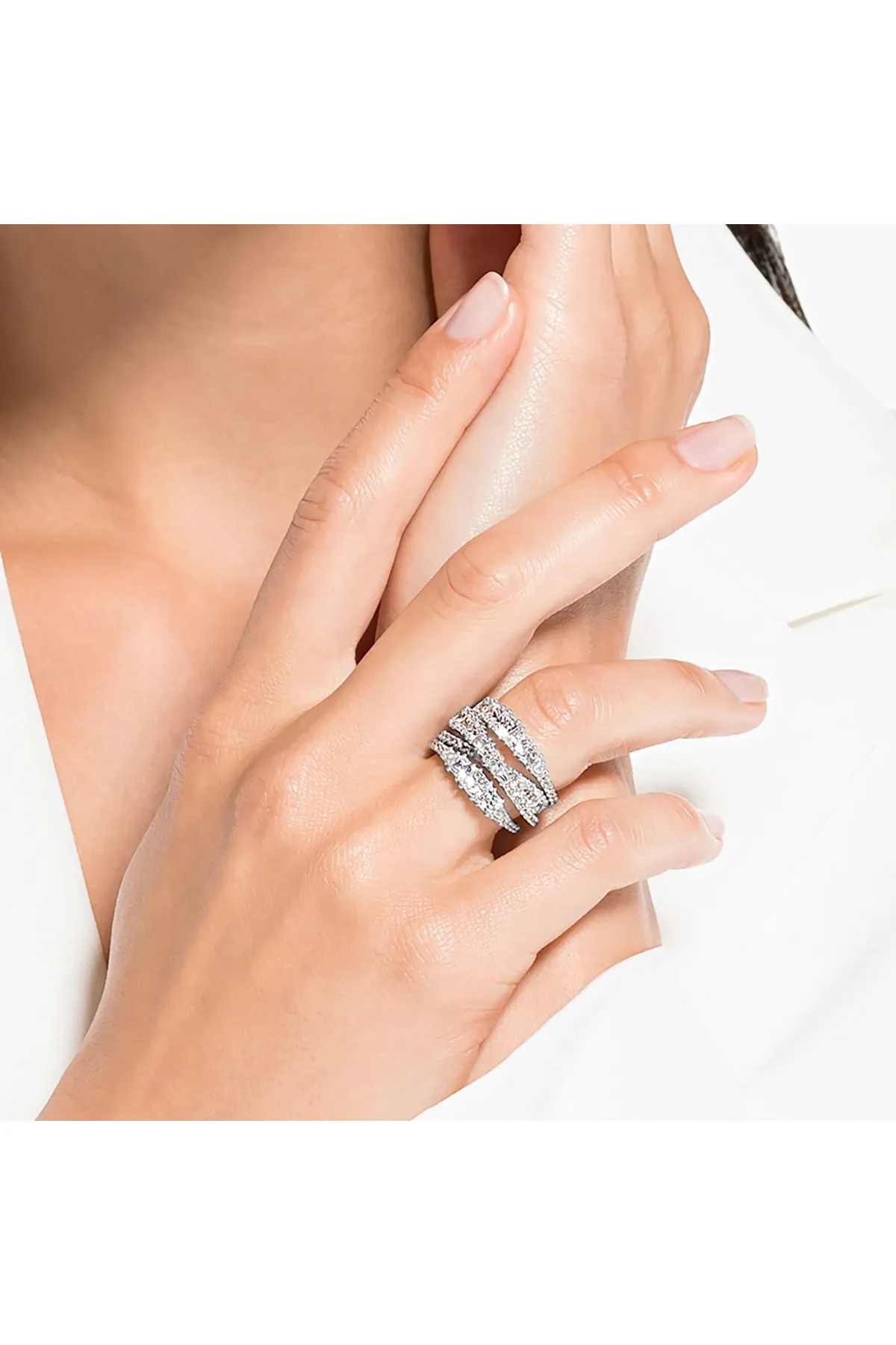 1'ASLAN  Swarovski Twist Ring 5584650 (Größe: 52)