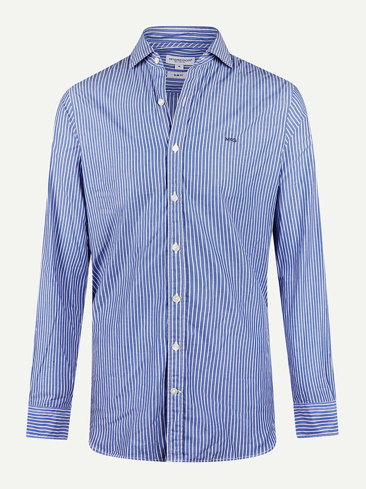 McGregor Hemd - Slim fit - in Blau günstig kaufen