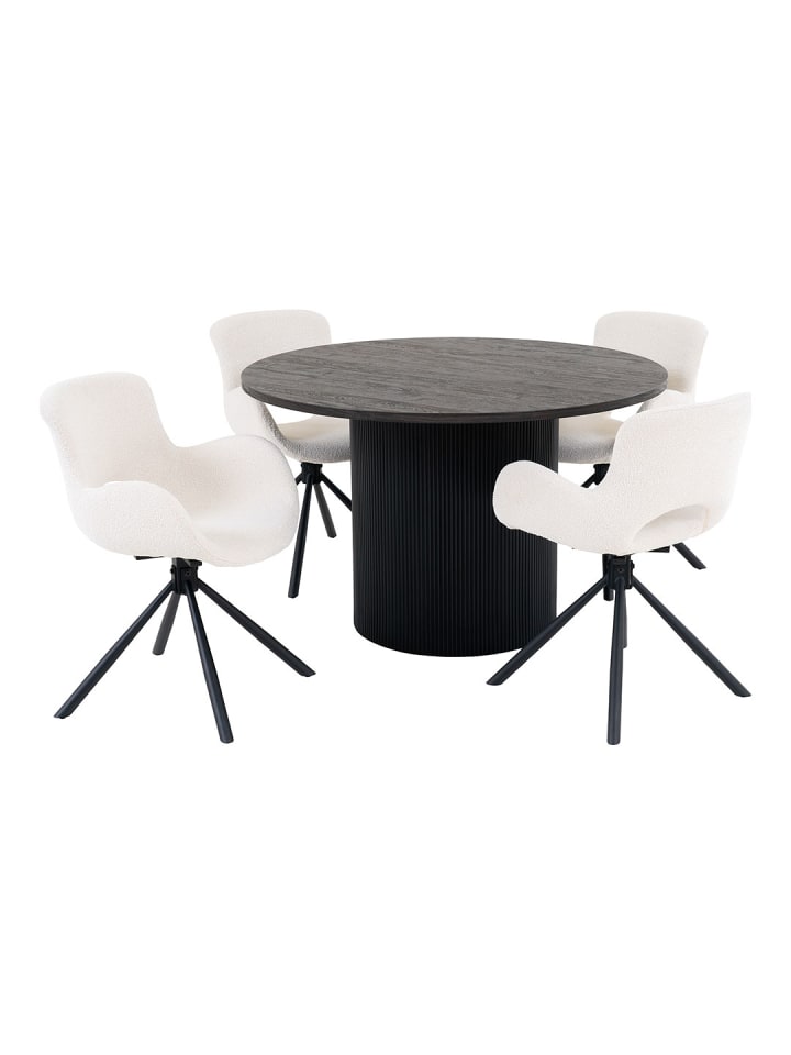 ebuy24 Essgruppe Boavista Dunkelbraun 120 x 120 cm günstig kaufen onesize
