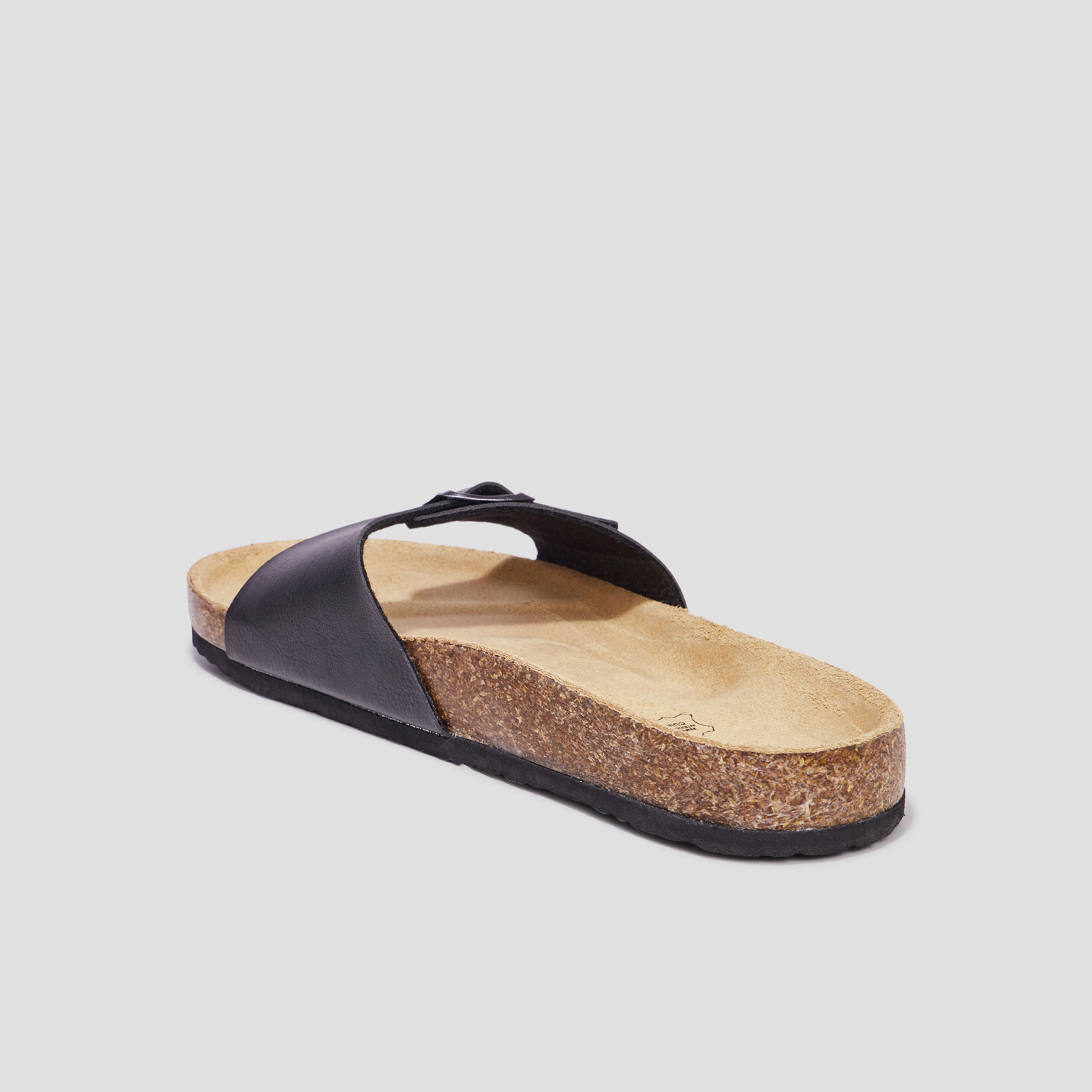 Mules avec boucles Goalitor noir homme | La Halle