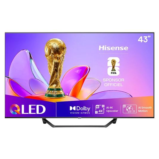 HISENSE 43A7Q – 43-Zoll-4K-UHD-QLED-SMART-Zentralfernseher