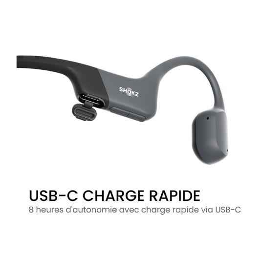 Căști Bluetooth SHOKZ OPENRUN negre