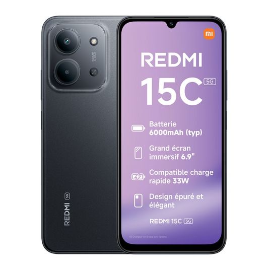 XIAOMI Redmi 15C 256GB 5G Negru