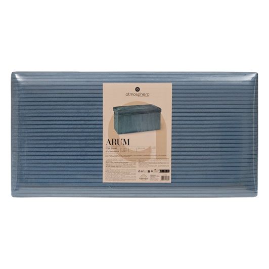 Puf składany podwójny 76×38×38 cm – aksamit