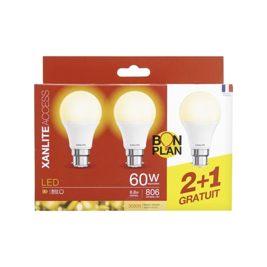 Lampă XANLITE B22x3