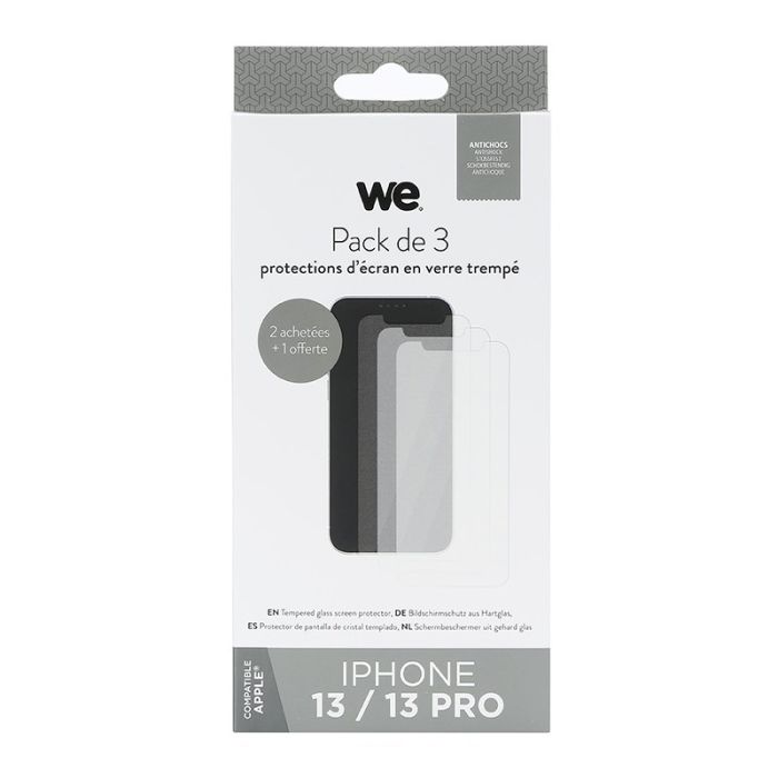 Pachet WE 3 * STICLĂ SECURĂ IPHONE 13/13 PRO