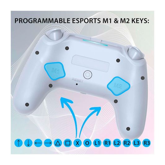 Controler wireless SUBSONIC pentru PS5 – Alb