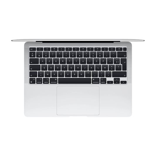 Apple MacBook Air 13 inch (2020) - Cip M1 - 8GB RAM - SSD de 128GB - Argintiu - Recondiționat, stare bună