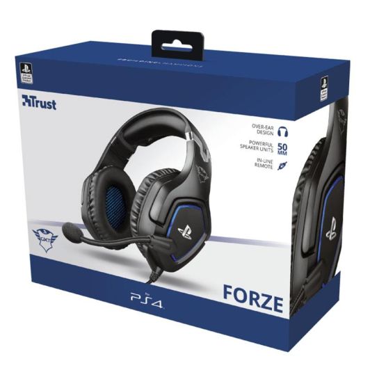 Micro TRUST Gaming FORZE PS4 Kopfhörer schwarz