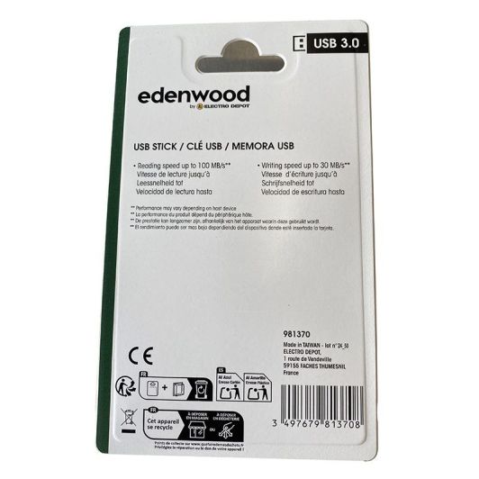 Stick USB EDENWOOD 64Gb (3 bucăți)