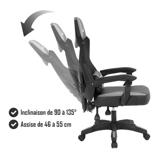 Scaun de birou Gambinf AMSTRAD 309 gri