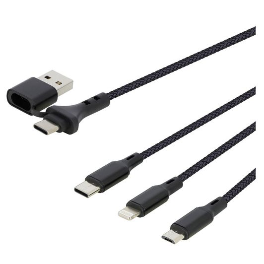 Καλώδιο φόρτισης φωτισμού SEDEA 3 σε 1 USB-C σε USB-C
