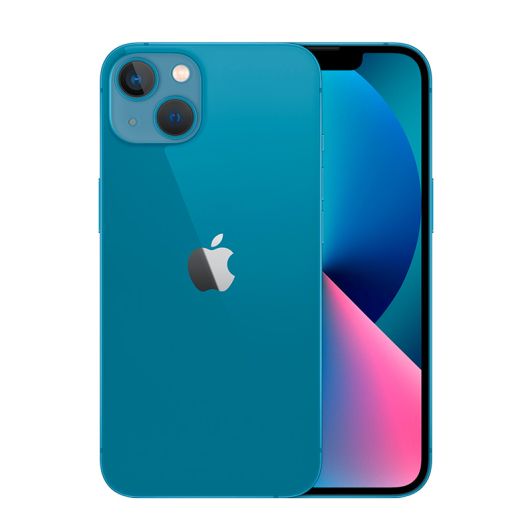 APPLE iPhone 13 128 GB Albastru, Recondiționat, Grad Eco