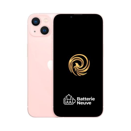 APPLE iPhone 13 128 GB roz, baterie nouă, recondiționată, grad ECO