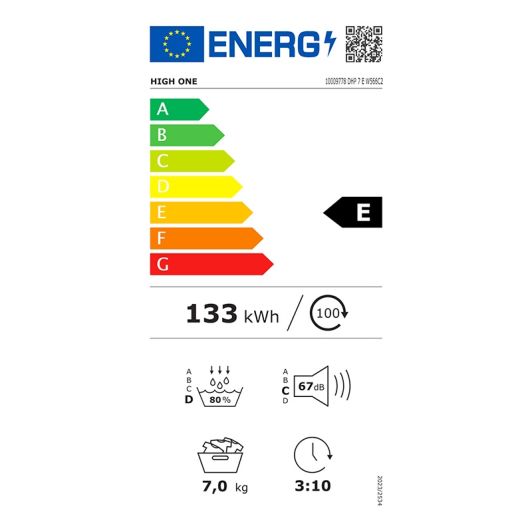 Uscător cu pompă de căldură HIGH ONE DHP 7 E W566C2