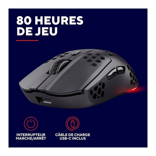 Mouse de gaming TRUST HELOX negru