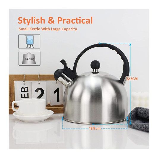 Fierbător SIFFLET INOX 2.5L