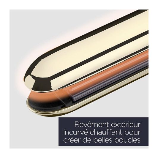 Placă de îndreptat și ondulat păr BaByliss ST484E – 2 în 1 – Onyx negru