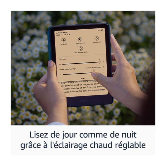 Liseuse électronique AMAZON Kindle Paperwhite ( 2024 ) -16 Go - noir - avec pub - 12e génération.