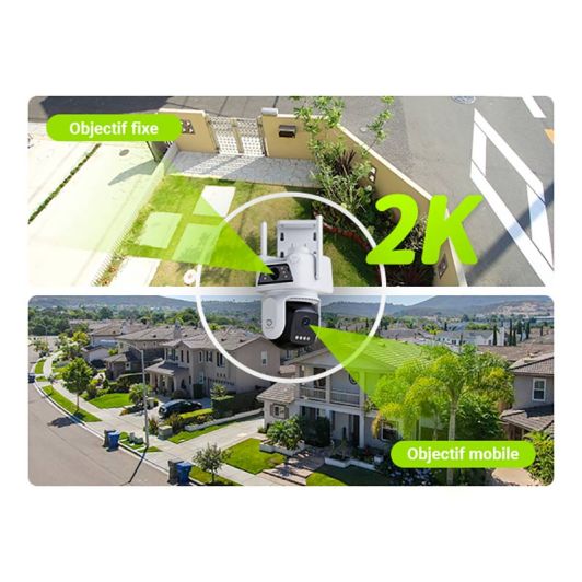 EZVIZ D320 Dual 2K Camera – Dubbele lens