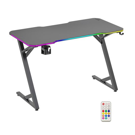 Birou de gaming EDENWOOD BG120 LED Negru