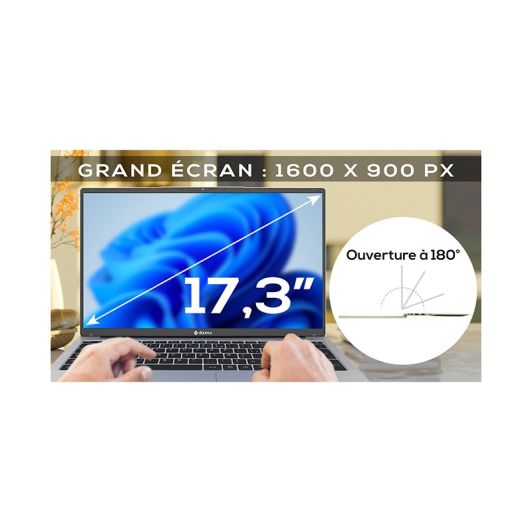Laptop DANEW Dbook 175 - 17 inch - Celeron - 8GB RAM - SSD de 512GB