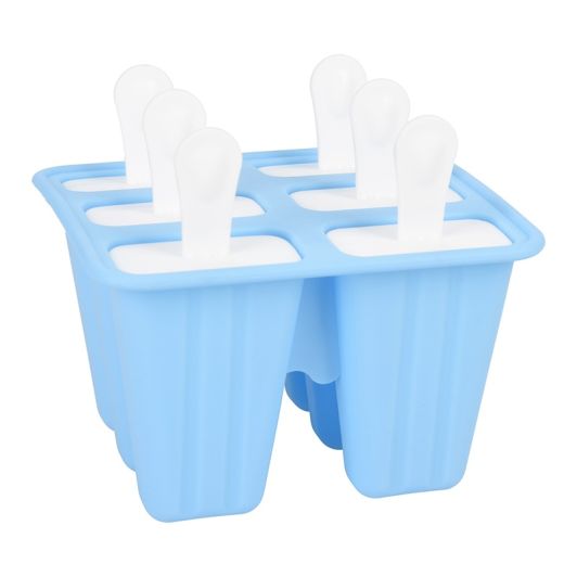 Set de 6 forme pentru înghețată - silicon flexibil