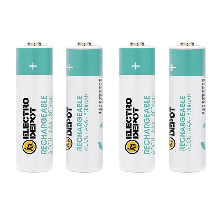Baterie ELECTRO DÉPÔT AAA 800MAH X4