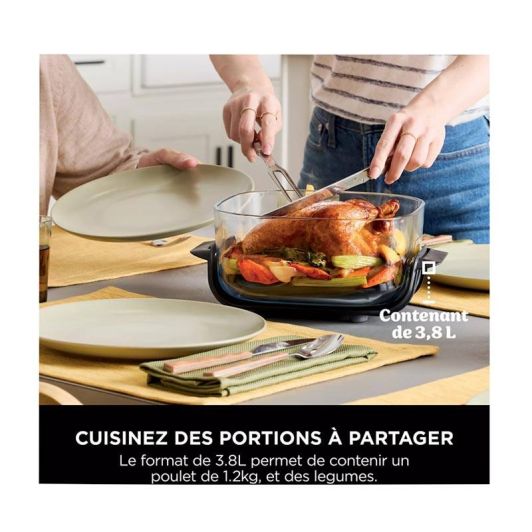 Friteuză portabilă NINJA Crispy 4 în 1