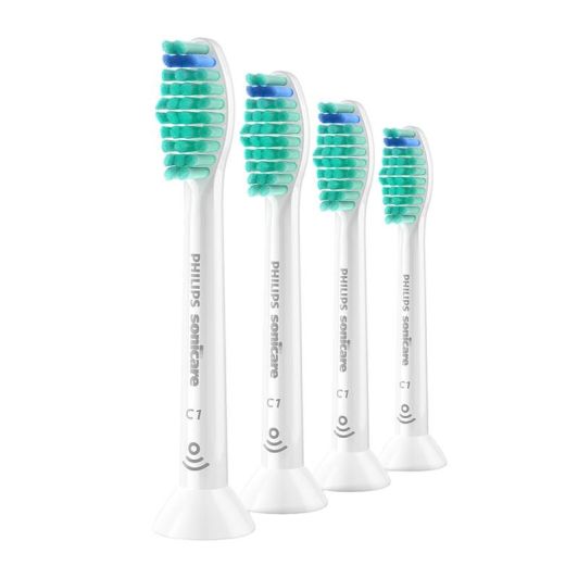 PHILIPS Sonicare C1 ProResults – zestaw 4 oryginalnych główek szczoteczki (HX6014/87) – biały