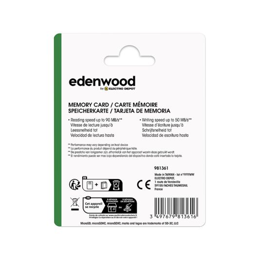 Adaptor card Micro SD EDENWOOD 128GB