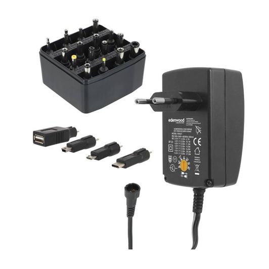Adaptor universal EDENWOOD 3 la 12V - 27W