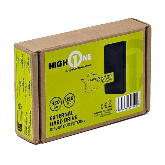 Harde schijf HIGH ONE 320Gb USB 3.0 Reconditionat grad A