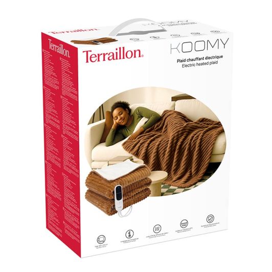 Pătură încălzită electrică TERRAILLON KOOMY - CARAMEL