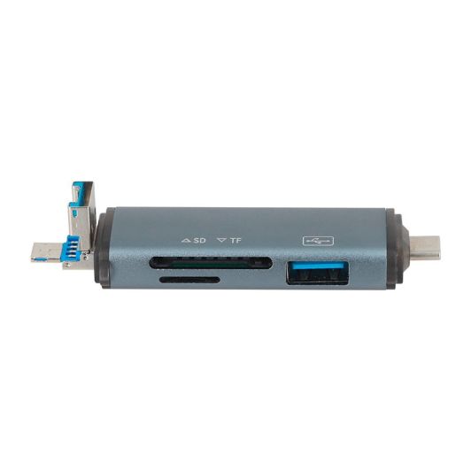 SEDEA 6-in-1 Multifunktions-Kartenleser – USB – USB-C