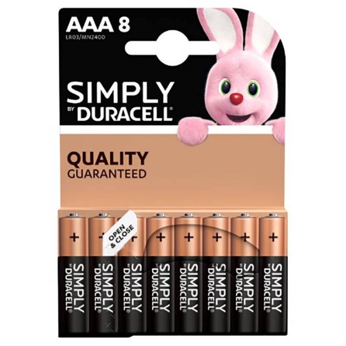Baterie DURACELL Simply AAA X8