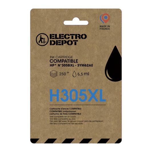 Cartuș de cerneală ELECTRO DEPOT compatibil HP H305 negru XL
