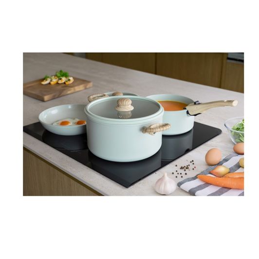 Set de vase de gătit celadon MENASTYL SUPERBALL, 8 piese