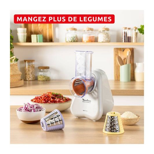 MOULINEX Fresh Express DK853BE0 Cuțitor de legume 3 în 1