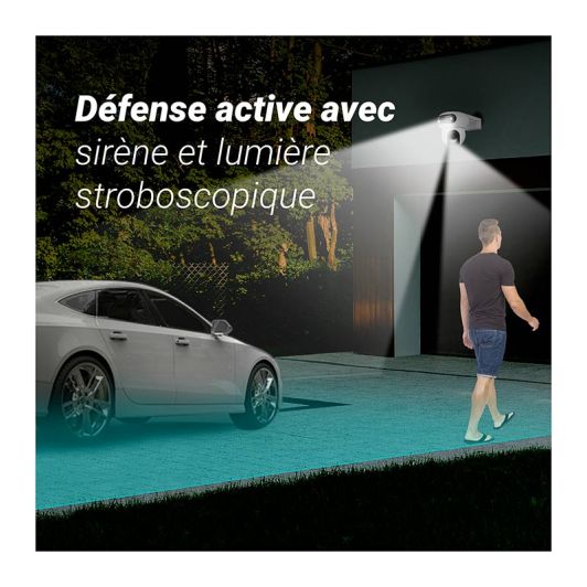 Pachet cameră de securitate EZVIZ HB90 cu panou solar de 8W, card microSD de 64 GB