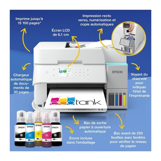 Imprimantă multifuncțională EPSON ET-3956 - ECOTANK