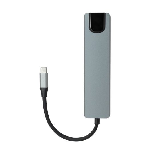EDENWOOD USB-C-Hub 6-in-1 – HDMI, RJ45, USB 3.0 & PD-Ladefunktion