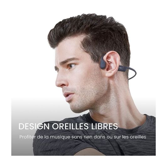 Căști Bluetooth SHOKZ OPENRUN negre