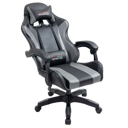 Scaun de gaming Amstrad AMS 800, negru