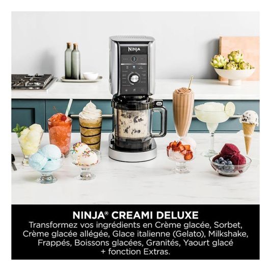 Aparat de înghețată Ninja Creami Deluxe NC502EU – 10 în 1