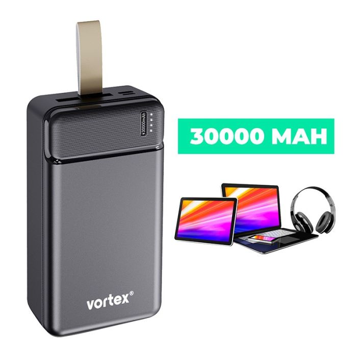 Baterie externă APM 30000 mAh Negru